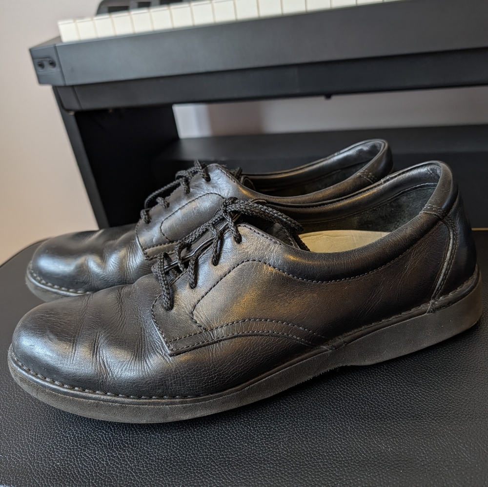 Rockport Men’s 11 Black Leather‎ Lace-Up Comfort Shoes
